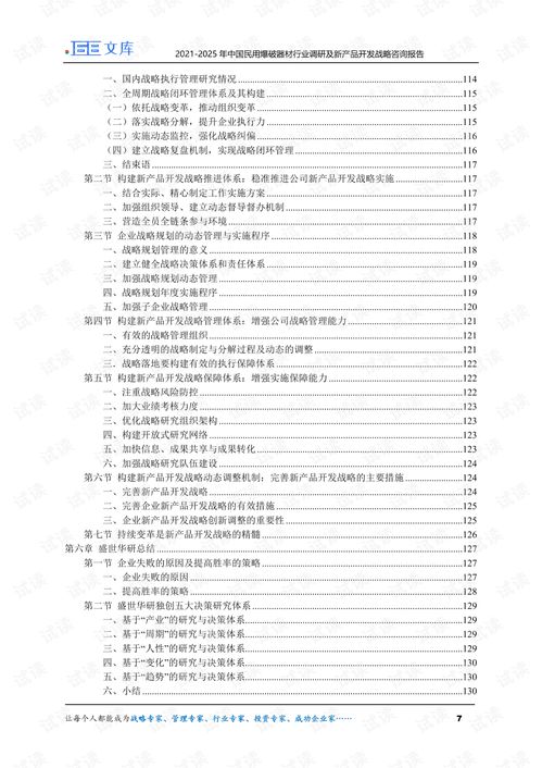 2021 2025年中国民用爆破器材行业调研及新产品开发战略咨询报告.pdf